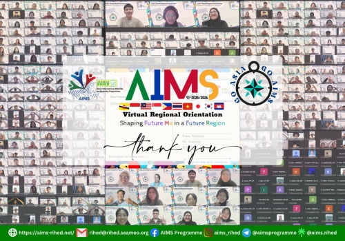 SEAMEO RIHED's AIMS Programme – The Asian International Mobility for ...